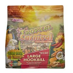 Tropical Carnival empaque del alimento para loros grandes, fácil de almacenar