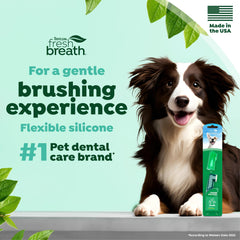 TropiClean cepillo-dedo-para-dientes-de-mascotas reduce la complejidad del cepillado.