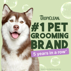 TropiClean acondicionador para perros, pelaje mojado, facilita cepillado suave