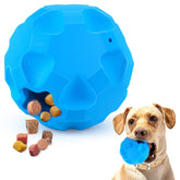 Pelota dispensadora TROUSKAIG para perros grandes muestra enfoque en premiar durante el juego.