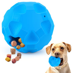 Pelota dispensadora TROUSKAIG para perros grandes muestra enfoque en premiar durante el juego.