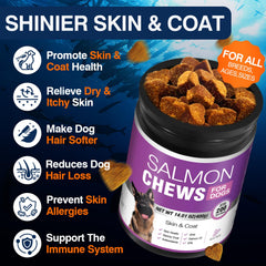 TTLXBL Omega3 para perros: gomitas con sabor tocino para favorecer la ingesta.