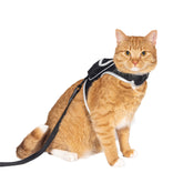 La mochila para gatos: arnés de gato ajustable de malla para paseos cómodos al aire libre.