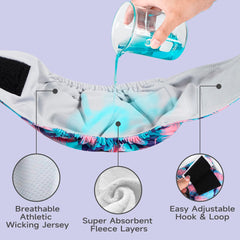 Pañales Tuiskusa coloridos para perro macho, absorben rápido la humedad.