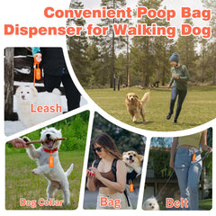 Dispensador incluido para usar durante paseos con tu perro.