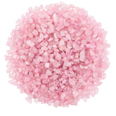 Twdrer pedacitos rosados cristal natural para decoración de interiores y arreglos.
