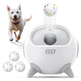 Lanzador de bolas para perros uahpet con detección de obstáculos para seguridad al jugar.