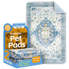 ULIGOTA almohadillas lavables para perros, azul, ideal para entrenamiento.