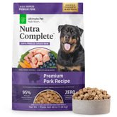 Nutra Complete bocados de cerdo para perros, proteína fácil de digerir