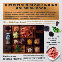 Ultra Fresh Dieta Equilibrada: alimento completo para goldfish con proteína natural.