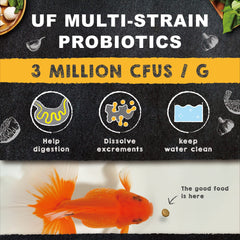 Ultra Fresh Fórmula agua clara mantiene el acuario limpio y visible.