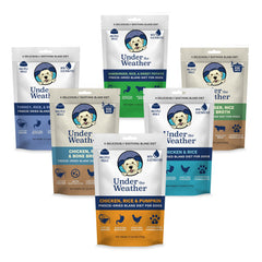 Under the Weather Diet Blanda para perros: empaque frontal para almacenamiento rápido