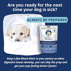 Under the Weather Bland Diet para perros: preparación con agua para digestión sensible