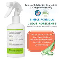 UnRuffledRx Aloe Vera Bird Spray: aplicación rápida para plumaje brillante.