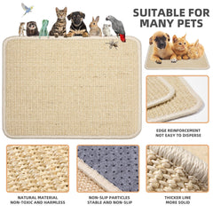 Uotey rasca-sisal con base antideslizante para estabilidad durante el uso.