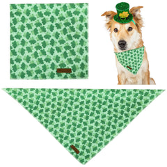 UP URARA PUP Bandana Shamrock, diseño clásico para perros pequeños y medianos