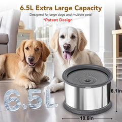 UPSKY dispensador de agua lento permite beber tranquilamente.
