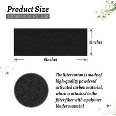 USEAMIE filtro de carbono activado, muestra absorción de olores.