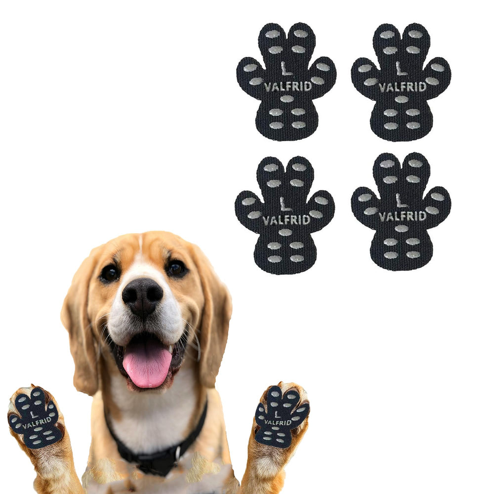 VALFRID protector-patas-perro en acción mejora adherencia en suelos lisos.