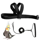 Arnés ajustable VANFAVORI para pájaros, cómodo y seguro para paseos.