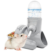 Bebedero 3 en 1 Vannon con 120 ml para hamster, ahorro de espacio.