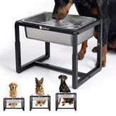 Bebedero Veehoo de gran capacidad para perros grandes, ideal para varias mascotas.