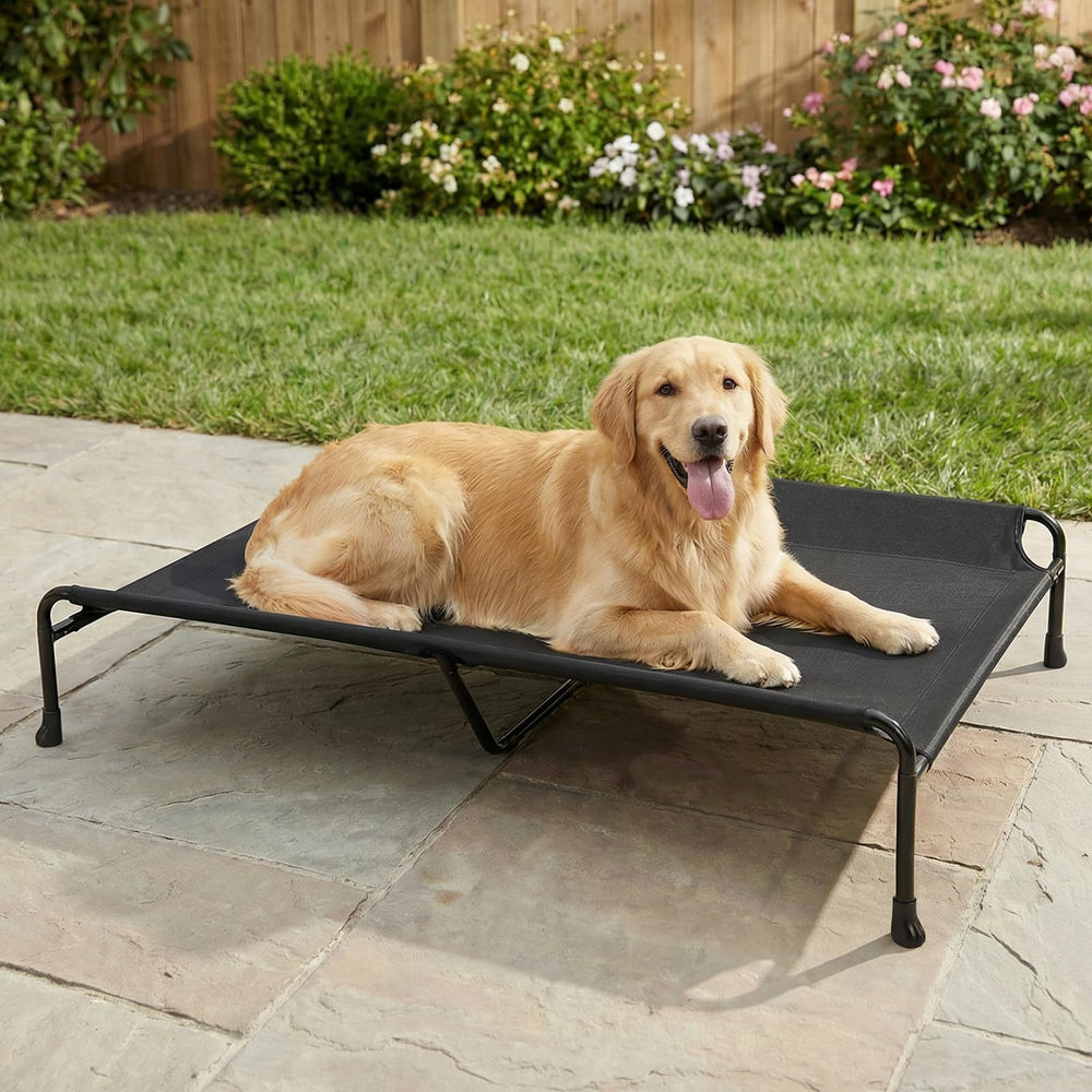 Cama para perro Veehoo exterior de 53 pulgadas, ideal para camping.