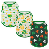Vehomy camisetas San Patricio verde para perros, ideal para fiestas.