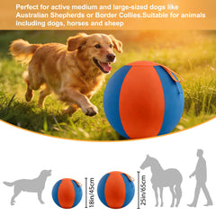 Velupet Zoom bola de doble capa, resistente a mordidas para sesiones intensas.