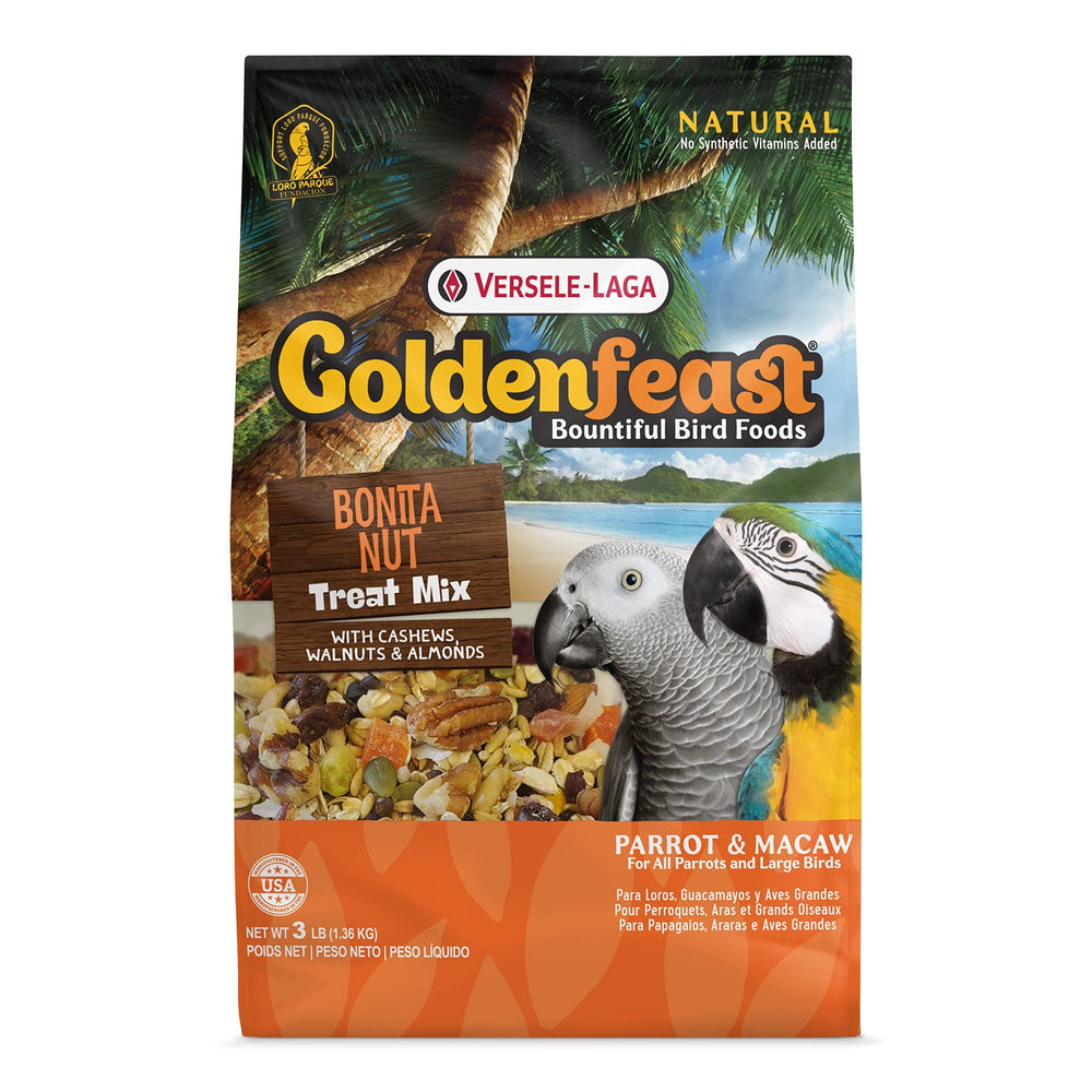 Versele-Laga Goldenfeast Bonita Nut Treat Mix, bolsa natural, ideal para variedad en la dieta