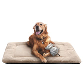VERZEY cama jaula grande 42 crema, superficie ultra suave para descanso cómodo