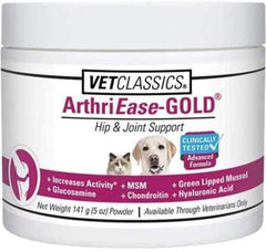 Vet Classics ArthriEase-Gold: verter el polvo para movilidad diaria en mascotas
