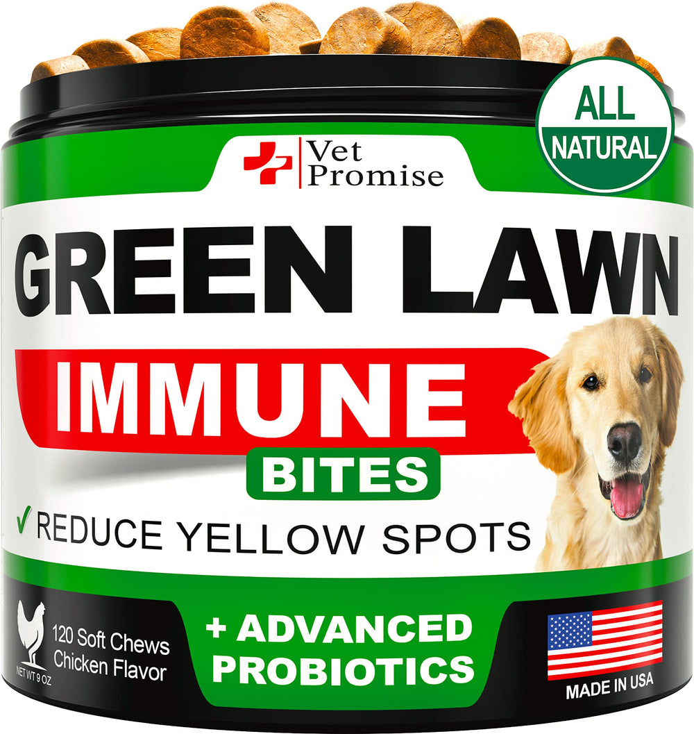 Vet Promise masticables verde cesped: ayuda a mantener el cesped verde.