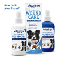Aplicación de Vetericyn Plus para piel de perros, alivio de irritaciones