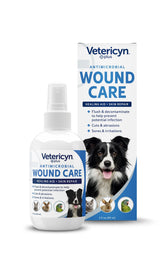 Vetericyn Plus rociador para heridas de perro, limpieza segura.