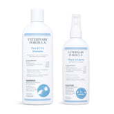 Veterinary Formula champú para pulgas y garrapatas en perros de 8 oz, limpieza y alivio.