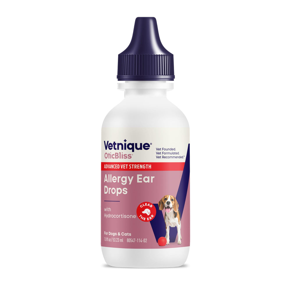Vetnique Oticbliss: gotas para orejas, higiene diaria y alivio suave.