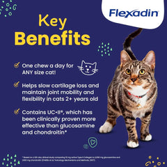 Vetoquinol Flexadin Cat textura del bocado para gatos exigentes