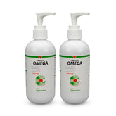 Vetoquinol Triglyceride Líquido Omega-3 en botella para piel y pelaje saludables.