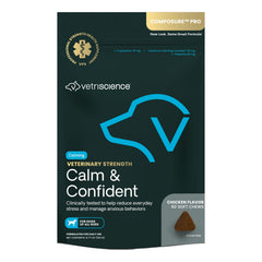 VetriScience calma y confianza: masticables para perros y gatos, ayuda suave en situaciones estresantes