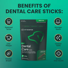 VetriScience Perio Plus Stix, centro suave para ingestión fácil.