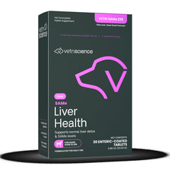 VetriScience SAMe para hígado, tabletas para soporte hepático en envase