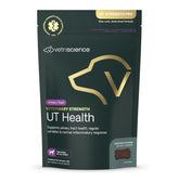VetriScience UT Health Chews en botella para apoyo urinario canino.