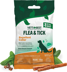 Vet's Best collar para perros, ajuste hasta 20 pulgadas, protección continua contra pulgas y garrapatas