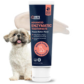Pasta dental para perros Vets Preferred con sabor cacahuete, aliento fresco.