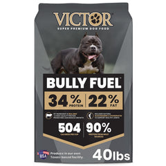 VICTOR Bully Fuel, primer ingrediente de res, apoyo al desarrollo muscular.