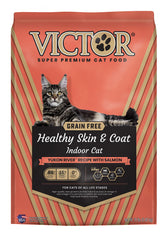 VICTOR Gato: croqueta de salmón para músculos fuertes y piel saludable.