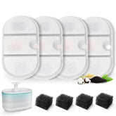 VinDox filtros para bebederos, compatibles con PETLIBRO PLWF002, agua más fresca.