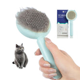 Brosse VIOJOJO pour chat et chien avec bouton libération, démêlage rapide