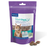 Virbac C.E.T. Intellident Cat Bites emballage pratique pour la routine quotidienne.